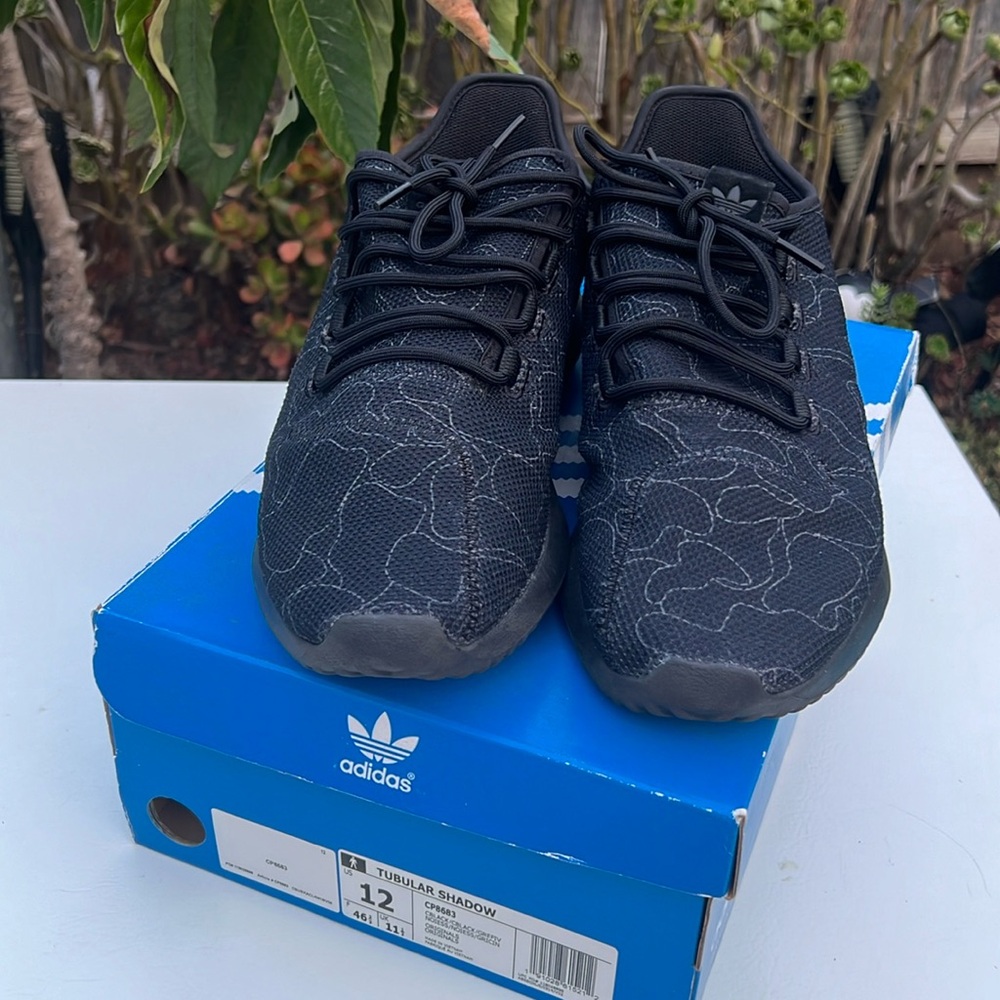 Black adidas sneakers